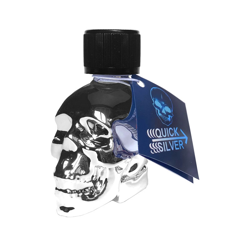 Poppers QUICK SYLVER Skull 25 ml popandvape