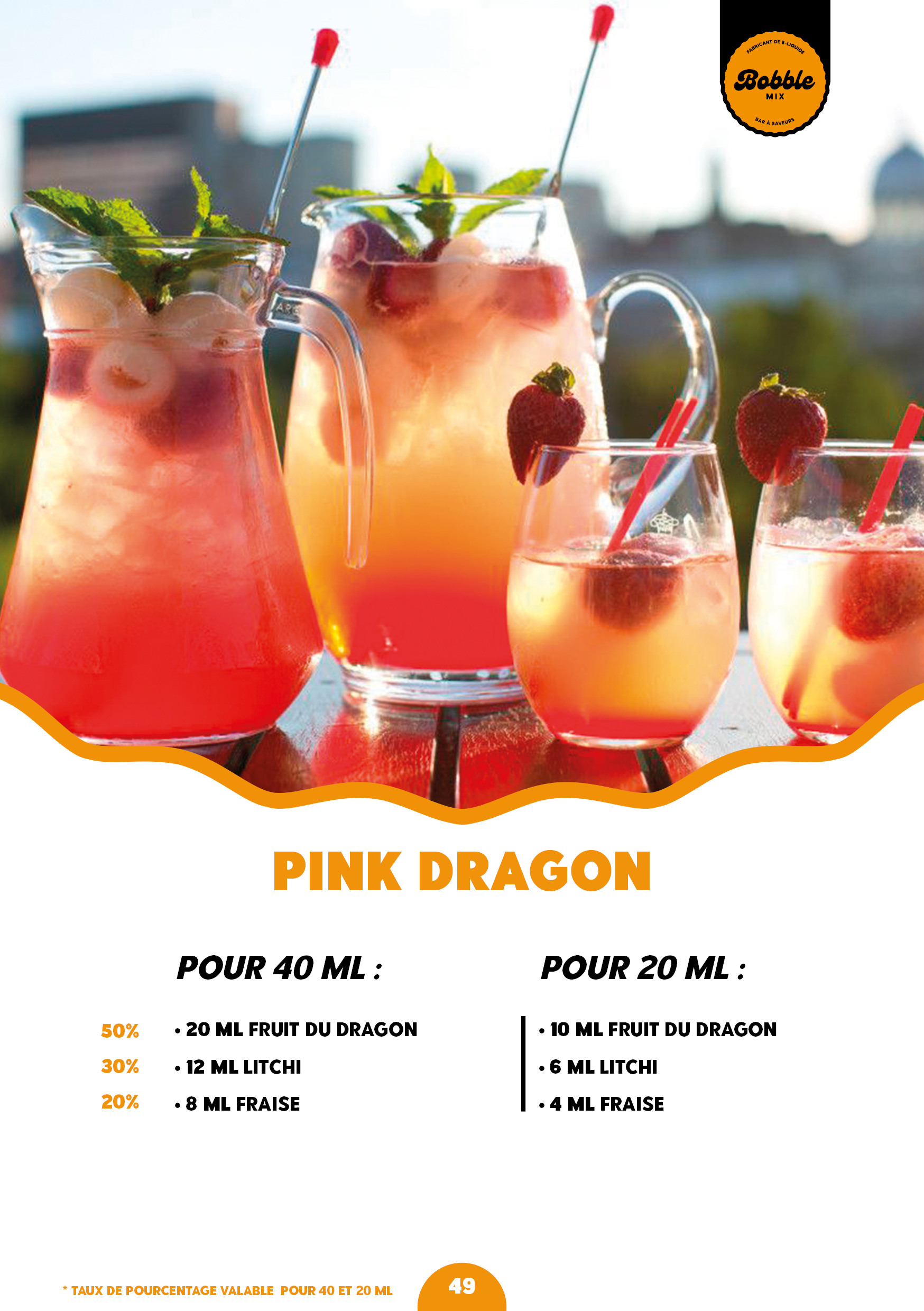 pink dragon e-liquide popandvape