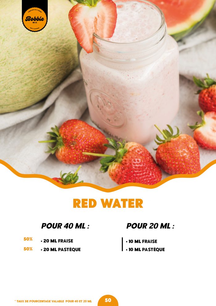 red water e-liquide popandvape