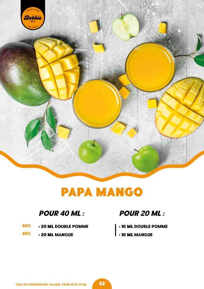 papa mango e-liquide popandvape