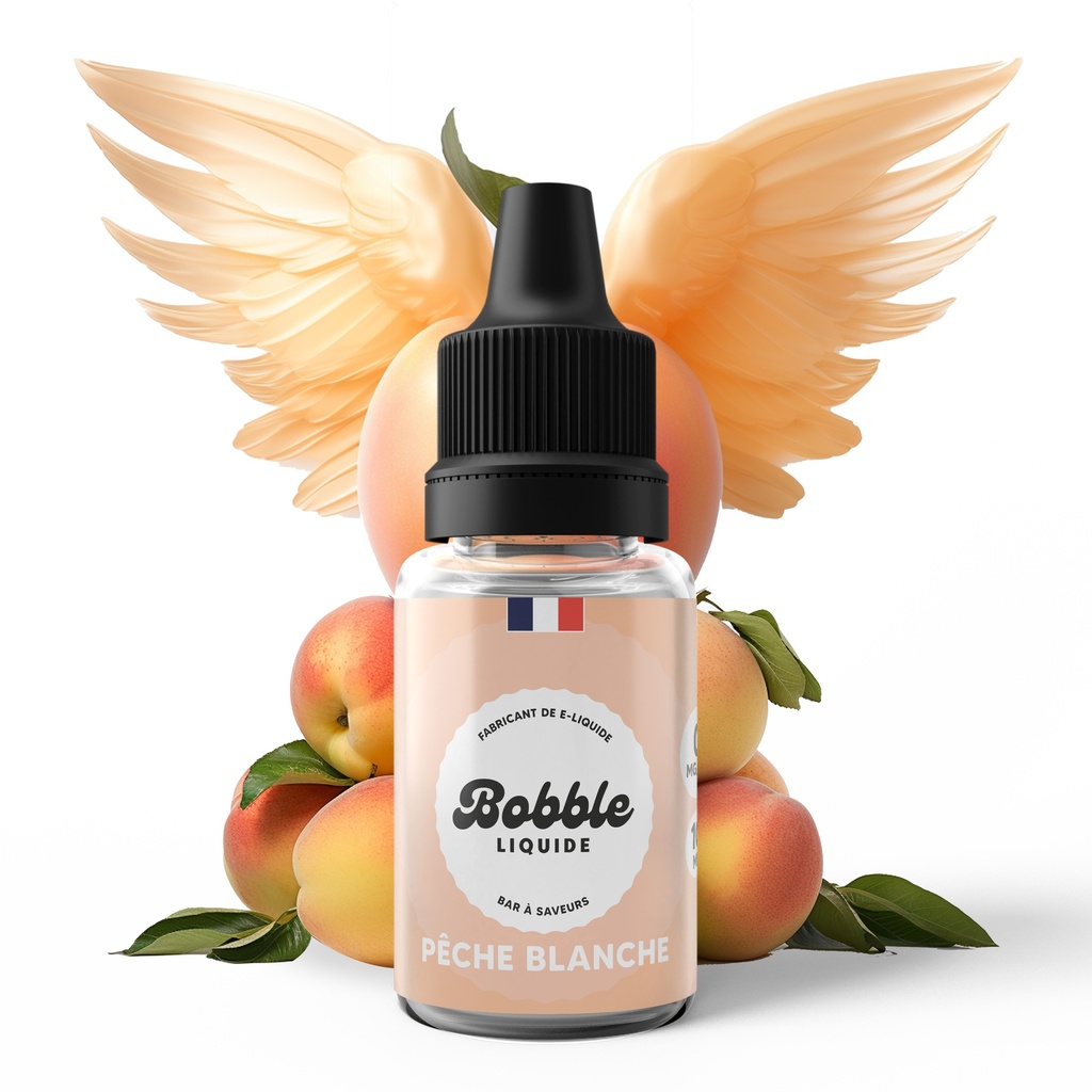 Bobble 10ml Pêche Blanche pop and vape